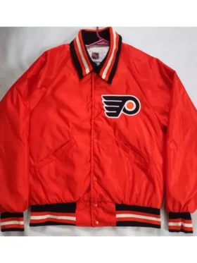 Philadelphia Flyers Orange Bomber Jacket