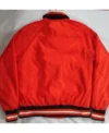 Philadelphia Flyers Orange Bomber Jacket Back