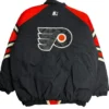 Philadelphia Flyers Starter Full Snap Vintage Jacket Back