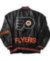 Philadelphia Flyers Vintage Leather Bomber Jacket Back