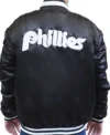 Philadelphia Phillies Black Ma 1 Bomber Jacket Back