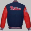 Philadelphia Phillies Blue Red Varsity Wool Jacket