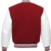Philadelphia Phillies Burgundy White Wool Varsity Jacket