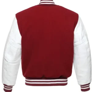 Philadelphia Phillies Burgundy White Wool Varsity Jacket