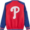 Philadelphia Phillies Starter Full Snap Bomber Jacket 1