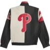 Philadelphia Phillies Vintage Leather Zip Jacket