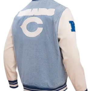 Phillies Denim Varsity Full Snap Jacket 1