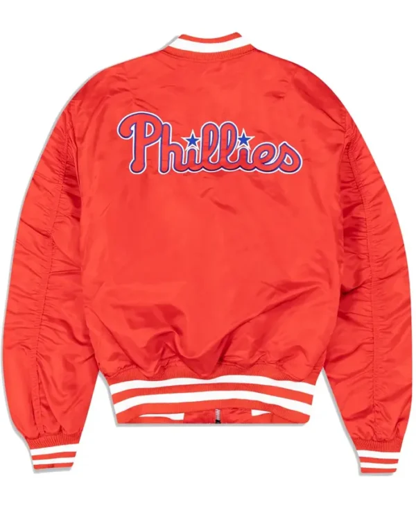 Phillies Red Ma 1 Bomber Jacket 1