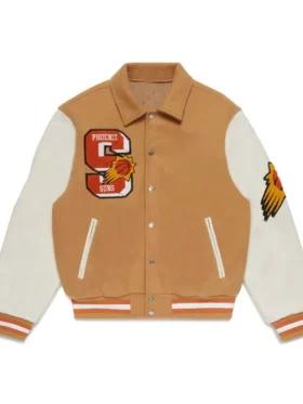 Phoenix Suns Letterman Full Snap Varsity Jacket