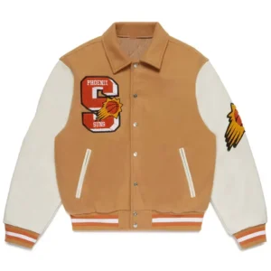 Phoenix Suns Letterman Full Snap Varsity Jacket