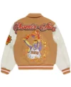 Phoenix Suns Letterman Full Snap Varsity Jacket Back