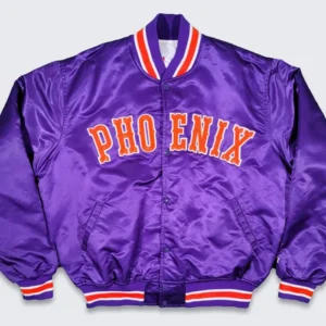 Phoenix Suns Vintage Satin Bomber Jacket