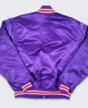 Phoenix Suns Vintage Satin Bomber Jacket Back