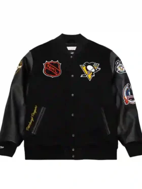 Pittsburgh Penguins Black Team Logo Jacket