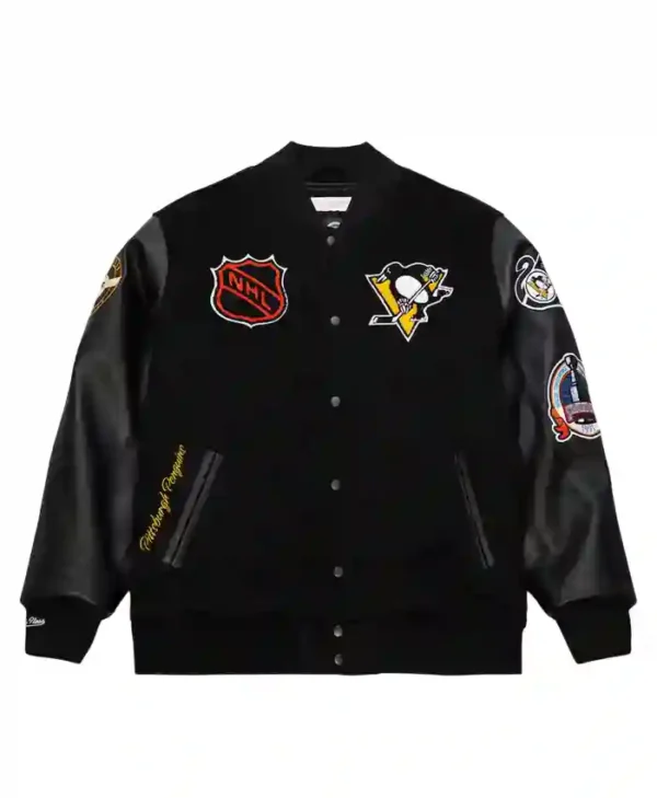 Pittsburgh Penguins Black Team Logo Jacket