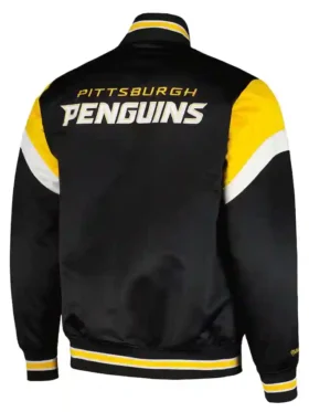 Pittsburgh Penguins Satin Jacket Back