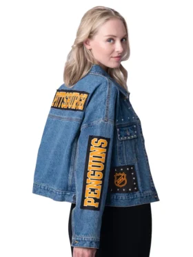 Pittsburgh Penguins Trucker Jacket Back