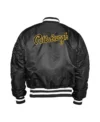 Pittsburgh Pirates Black Ma 1 Bomber Jacket Back