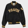 Pittsburgh Pirates Vintage Black Bomber Jacket