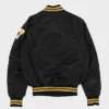 Pittsburgh Pirates Vintage Black Bomber Jacket Back