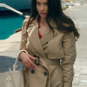 Polar Opposites 2025 Rhiannon Fish Beige Coat Front