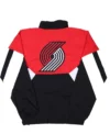 Portland Trail Blazers Starter Bomber Pull Over Jacket Back