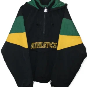 Rare Oakland Athletics Starter Pullover Jacket