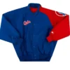 Red And Blue Vintage Cubs Bomber Jacket