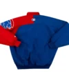 Red And Blue Vintage Cubs Bomber Jacket Back