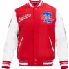 Red And White Wool Phillies Varsity Jacket