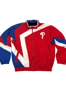 Red Vintage Phillies Starter Jacket