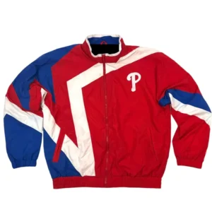 Red Vintage Phillies Starter Jacket