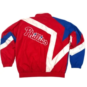 Red Vintage Phillies Starter Jacket Sale