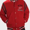 Red Wool Detroit Red Wings Varsity Jacket