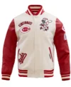 Reds Letterman Varsity Wool Jacket