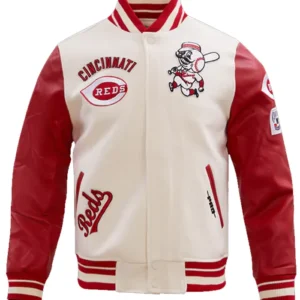 Reds Letterman Varsity Wool Jacket
