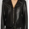 Regina Elsbeth S02 Black Leather Jacket For Sale