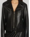 Regina Elsbeth S02 Black Leather Jacket For Sale