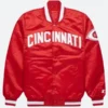 Robbins Cincinnati Reds Varsity Jacket