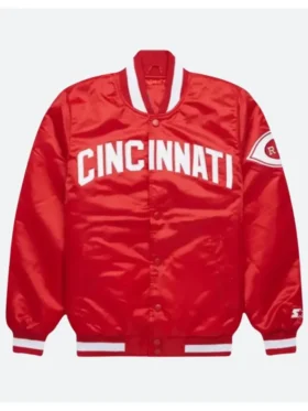 Robbins Cincinnati Reds Varsity Jacket