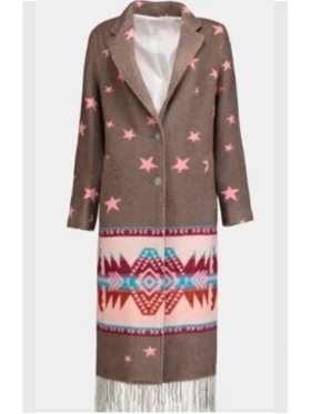 Rochenda Sandall Amandaland Star Print Coat For Sale
