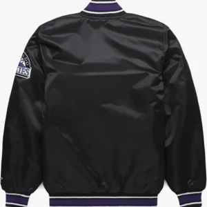 Rockies Black Bomber Starter Jacket