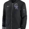 Rockies Black Bomber Zipper Jacket