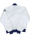 Rockies White Full Snap Bomber Jacket 1