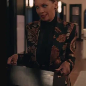 Roselyn Josh Elsbeth Suiting Floral Blazer