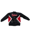 Sabres Starter Black Satin Bomber Jacket Back