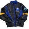 Sabres Vintage Leather Bomber Jacket