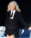 Sabrina Carpenter Grammy Awards 2025 Black Sequin Blazer sale