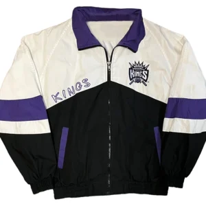 Sacramento Kings Vintage Zipper Bomber Jacket