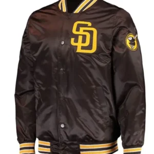 San Diego Padres Brown Full Snap Jacket